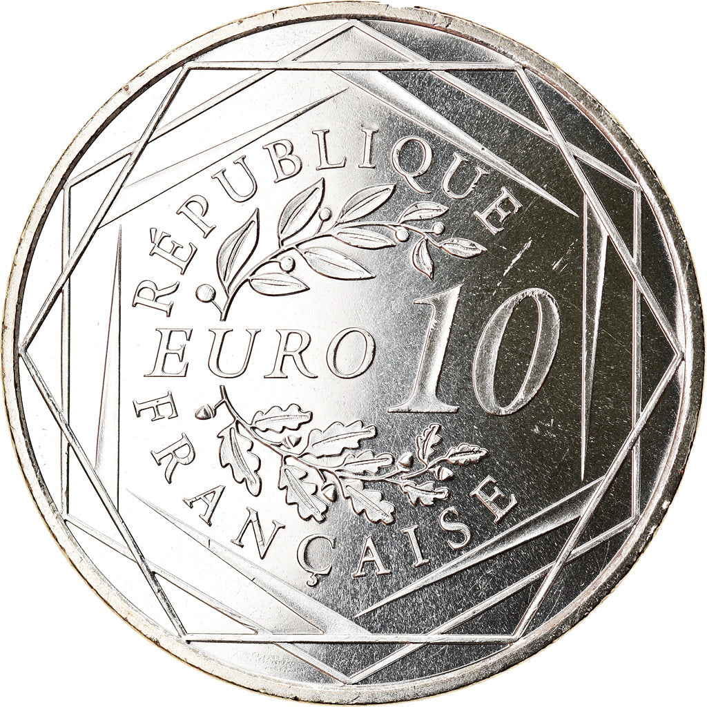 França, 10 Euro, 2012, FDC, MS(65-70), Prata, Gadoury:EU 516, KM:2073