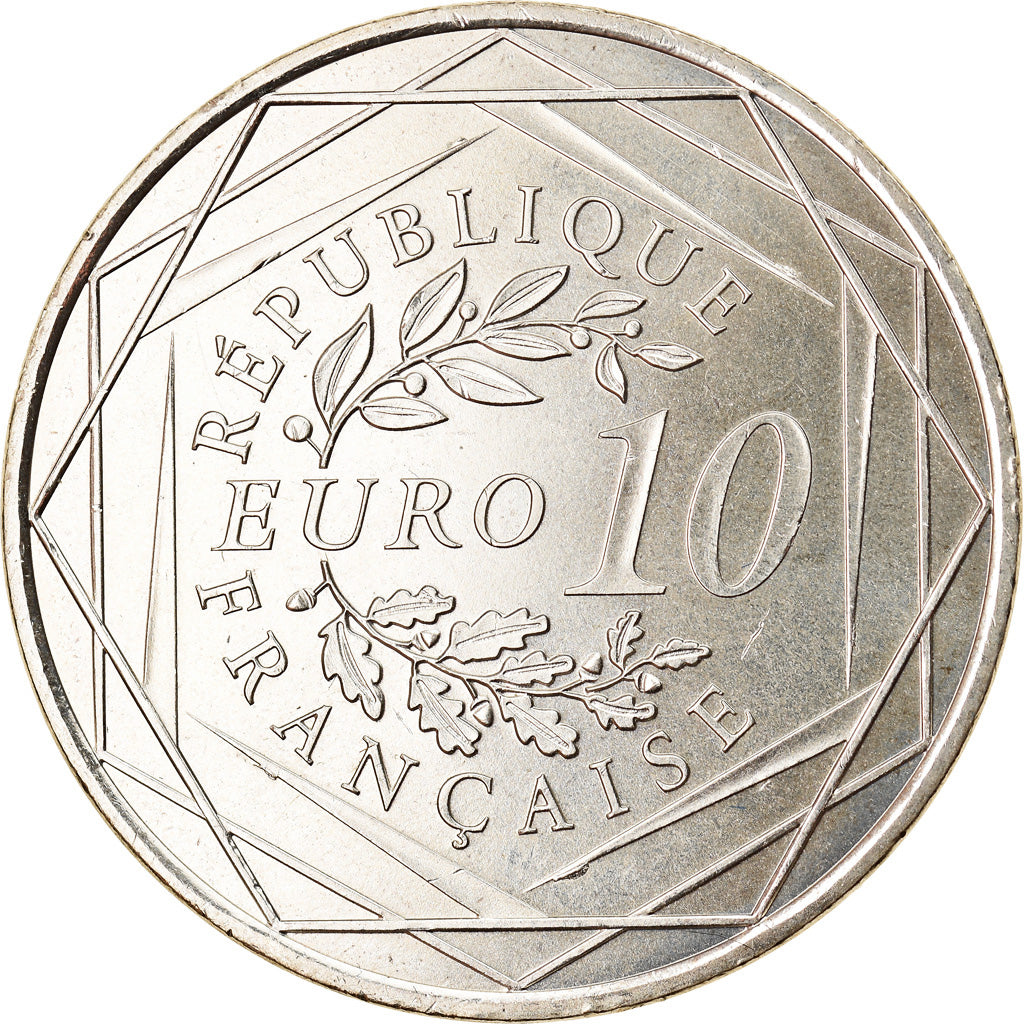 France, Hercule, 10 Euro, 2013, MS(64), Silver, Gadoury:EU590, KM:2073
