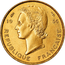 Moneda, África oriental francesa, 5 Francs, 1956, MBC+, Aluminio - bronce, KM:5