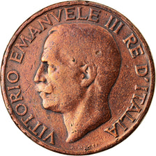 Moneta, Italia, Vittorio Emanuele III, 10 Centesimi, 1928, Rome, BB, Bronzo