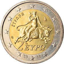Greece, 2 Euro, 2010, MS(63), Bi-Metallic, KM:215