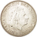 Netherlands, Juliana, 2-1/2 Gulden, 1960, AU(50-53), Silver, KM:185