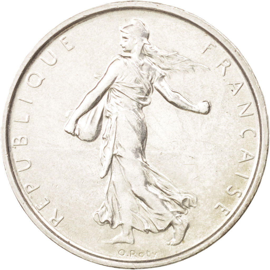 Francia, Semeuse, 5 Francs, 1969, SPL-, Argento, KM:926, Gadoury:770