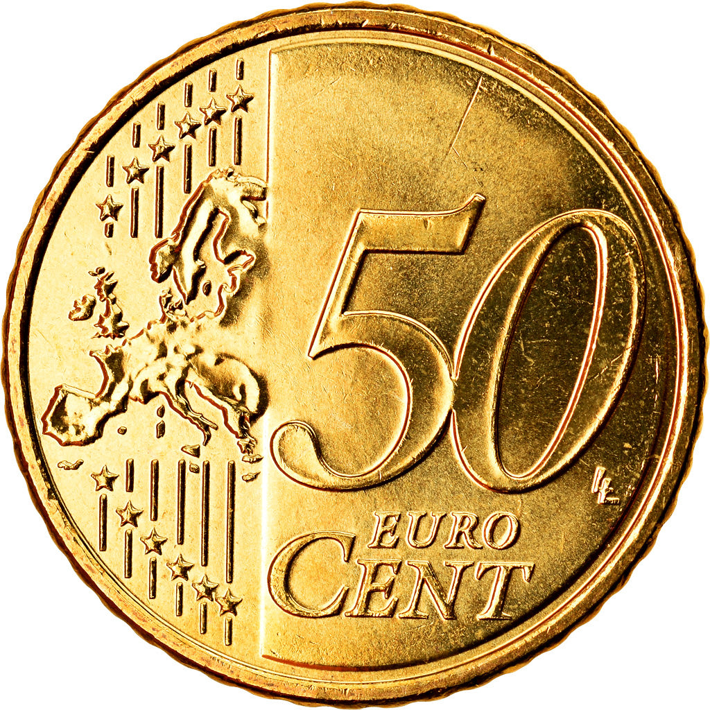 Greece, 50 Euro Cent, 2011, MS(63), Brass, KM:213