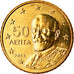 Grecja, 50 Euro Cent, 2011, MS(63), Mosiądz, KM:213