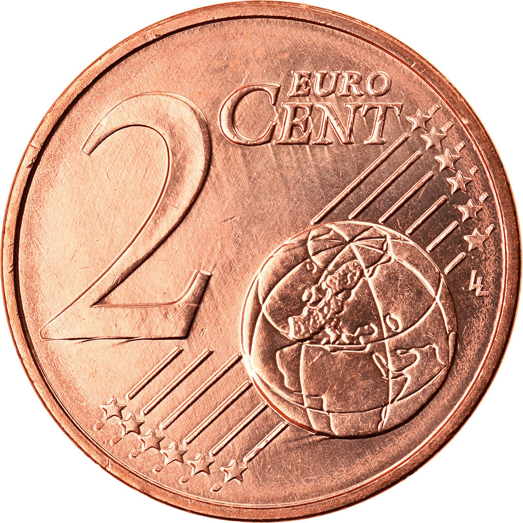 Grecia, 2 Euro Cent, 2011, SPL, Acciaio placcato rame, KM:182