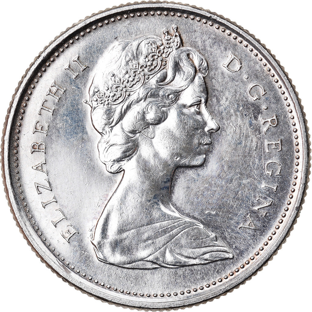Coin, Canada, Elizabeth II, 25 Cents, 1967, Royal Canadian Mint, Ottawa