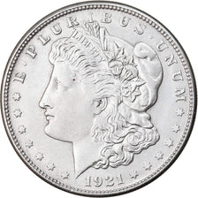 Coin, United States, Morgan Dollar, Dollar, 1921, U.S. Mint, San Francisco
