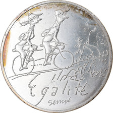 France, 10 Euro, 2014, Egalité, MS(63), Silver, Gadoury:EU718