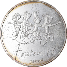 France, 10 Euro, Fraternité Printemps Sempé, 2014, MS(63), Silver