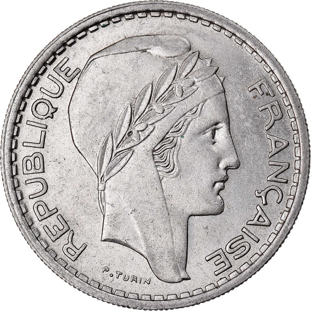 Moneta, Francja, Turin, 10 Francs, 1948, Paris, AU(55-58), Miedź-Nikiel