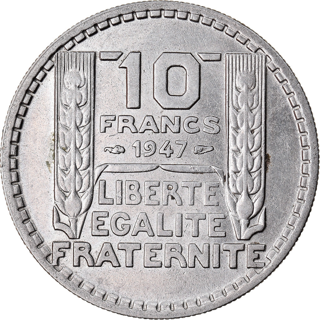 Moneta, Francia, Turin, 10 Francs, 1947, Paris, BB+, Rame-nichel, KM:908.1