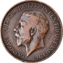 Coin, Great Britain, George V, 1/2 Penny, 1911, EF(40-45), Bronze, KM:809