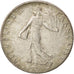 France, Semeuse, 50 Centimes, 1920, Paris, AU(50-53), Silver, KM:854,Gadoury 420