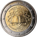 Grecja, 2 Euro, 2007, Athens, MS(63), Bimetaliczny, KM:216