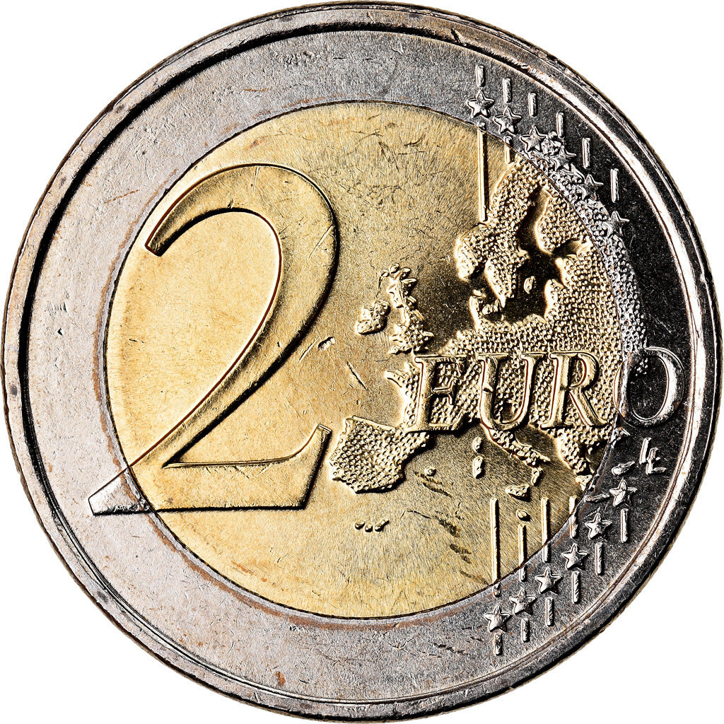 Grécia, 2 Euro, 2007, MS(63), Bimetálico, KM:216