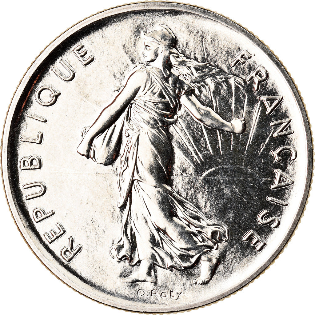 Coin, France, 5 Francs, 1993, BU, MS(65-70), Nickel, Gadoury:771