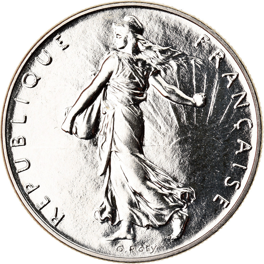 Coin, France, Semeuse, Franc, 1993, Paris, BU, MS(65-70), Nickel, KM:925.2