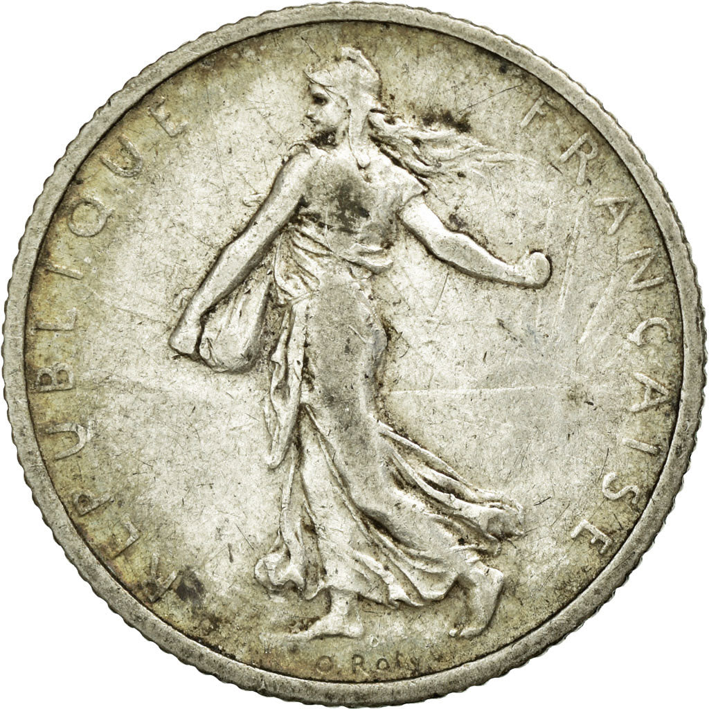 Monnaie, France, Semeuse, Franc, 1904, Paris, TB+, Argent, KM:844.1, Gadoury:467