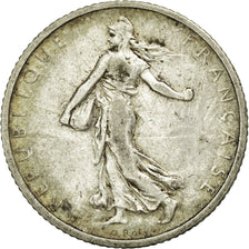Monnaie, France, Semeuse, Franc, 1904, Paris, TB+, Argent, KM:844.1, Gadoury:467