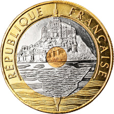 Moneta, Francja, Mont Saint Michel, 20 Francs, 1993, Paris, BU, MS(65-70)