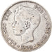 Moneta, Spagna, Alfonso XIII, 5 Pesetas, 1898, Madrid, MB, Argento, KM:707