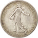 Coin, France, Semeuse, Franc, 1912, Paris, VF(30-35), Silver, KM:844.1