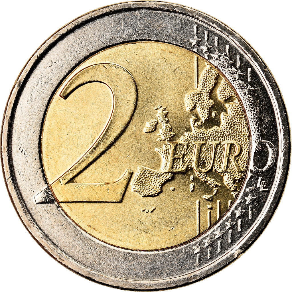Greece, 2 Euro, 2008, MS(63), Bi-Metallic, KM:215