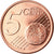 Grecia, 5 Euro Cent, 2008, SC, Cobre chapado en acero, KM:183