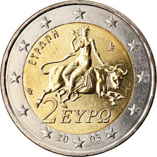 Griechenland, 2 Euro, 2003, UNZ, Bi-Metallic, KM:188