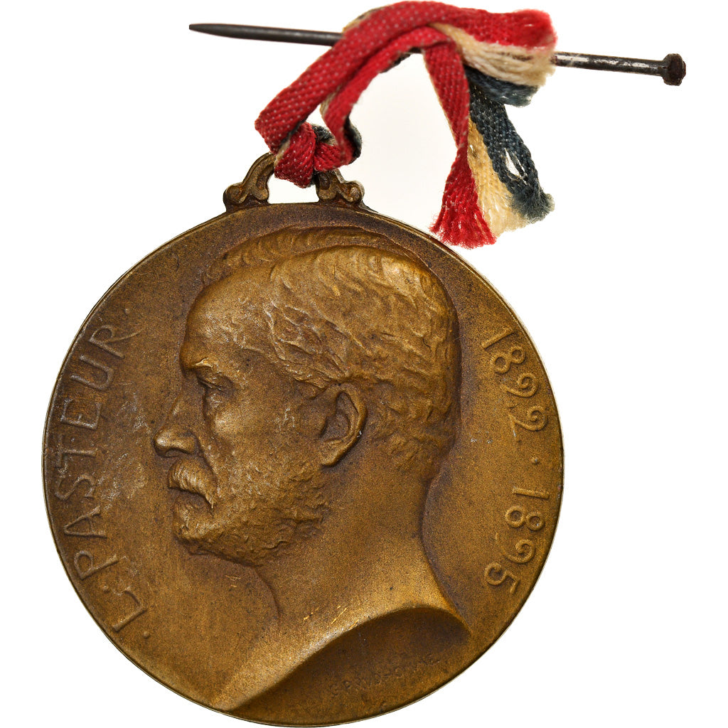 France, Medal, Centenaire de la Naissance de Pasteur, Medicine, 1922
