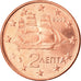 Greece, 2 Euro Cent, 2003, MS(63), Copper Plated Steel, KM:182