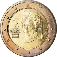 Autriche, 2 Euro, 2011, SPL, Bi-Metallic, KM:3143