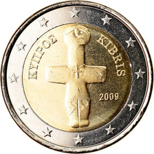 Zypern, 2 Euro, 2009, UNZ, Bi-Metallic, KM:85