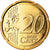 Chipre, 20 Euro Cent, 2009, SC, Latón, KM:82