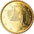 Chipre, 10 Euro Cent, 2009, SC, Latón, KM:81