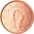 Chipre, 2 Euro Cent, 2009, MS(63), Aço Cromado a Cobre, KM:79