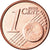 Chipre, Euro Cent, 2009, MS(63), Aço Cromado a Cobre, KM:78