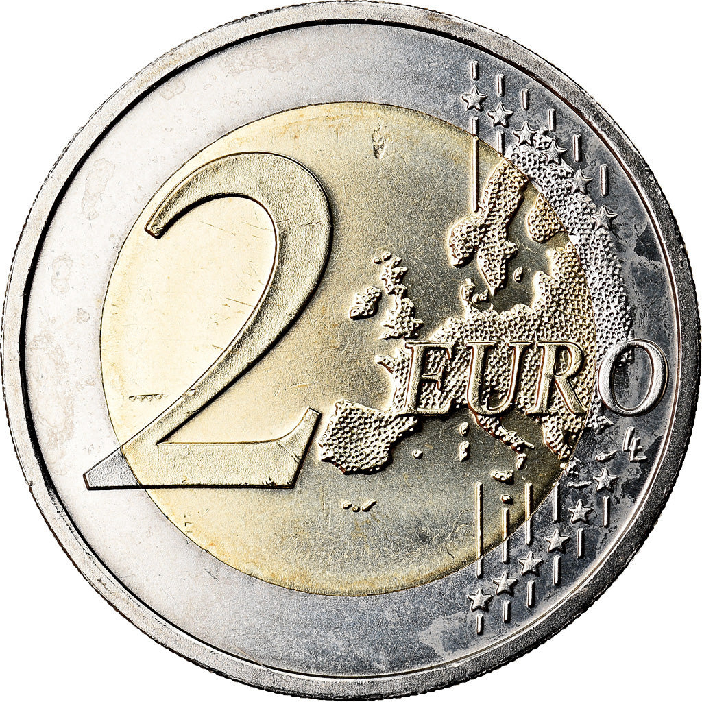 Letonia, 2 Euro, 2014, SC, Bimetálico