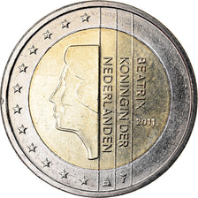 Niederlande, 2 Euro, 2011, UNZ, Bi-Metallic, KM:272
