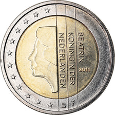 Niederlande, 2 Euro, 2011, UNZ, Bi-Metallic, KM:272