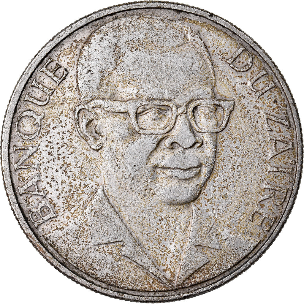 Coin, Zaire, 10 Makuta, 1976, VF(30-35), Copper-nickel, KM:7