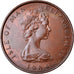 Münze, Isle of Man, Elizabeth II, 2 Pence, 1984, SS+, Bronze, KM:113