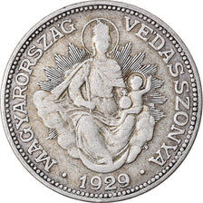 Coin, Hungary, 2 Pengö, 1929, Budapest, VF(30-35), Silver, KM:511
