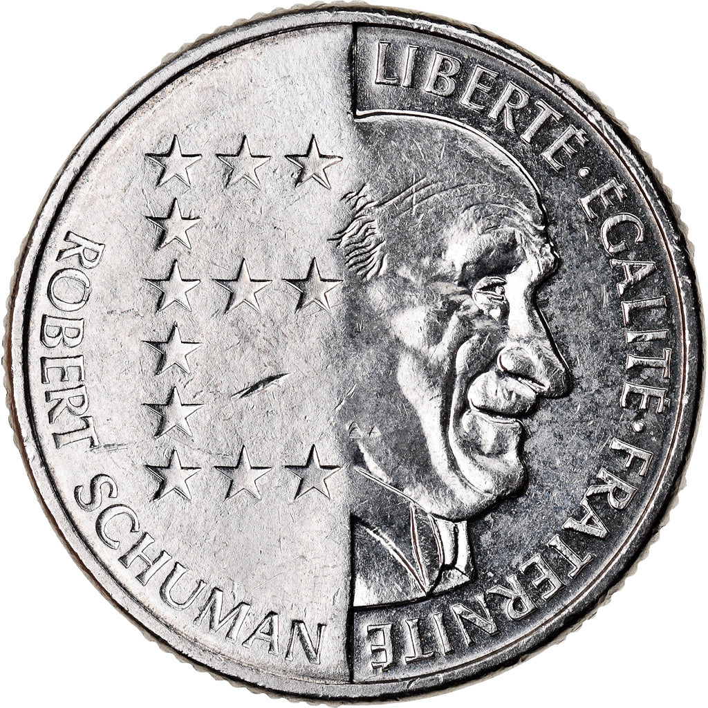 Münze, Frankreich, Schumann, 10 Francs, 1986, SS+, Nickel, KM:958, Gadoury:825