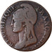 Monnaie, France, Dupré, 5 Centimes, AN 4, Paris, B+, Bronze, Gadoury:124