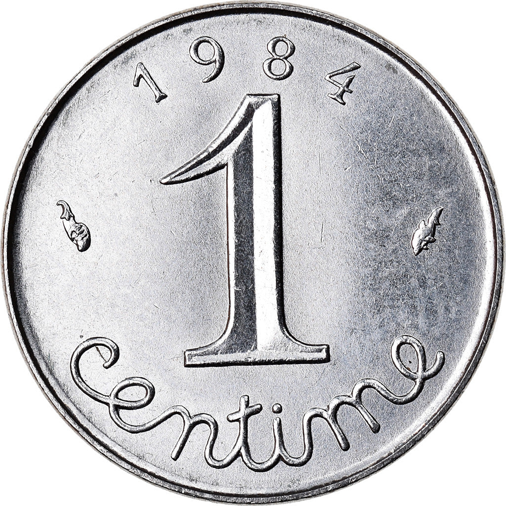 Monnaie, France, Épi, Centime, 1984, Paris, TTB+, Stainless Steel, Gadoury:91