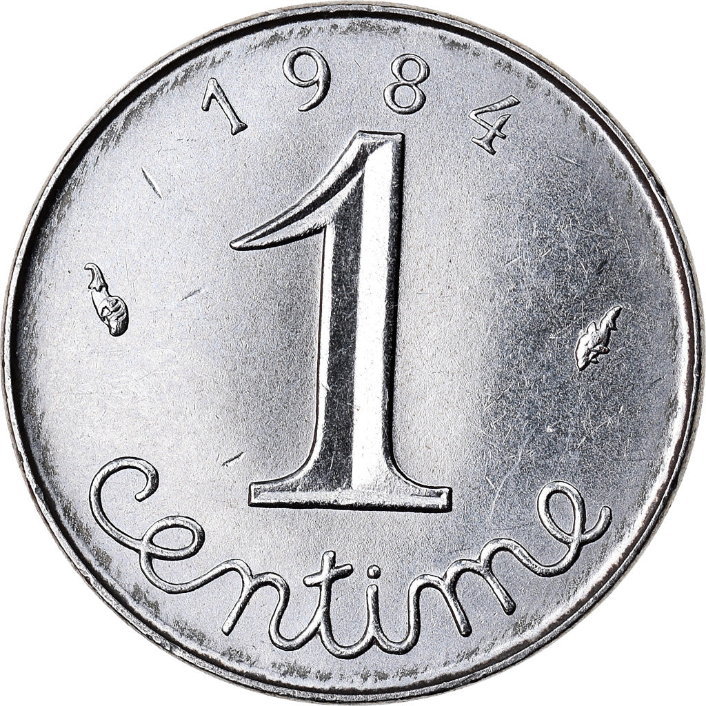 Münze, Frankreich, Épi, Centime, 1984, Paris, VZ, Stainless Steel, KM:928