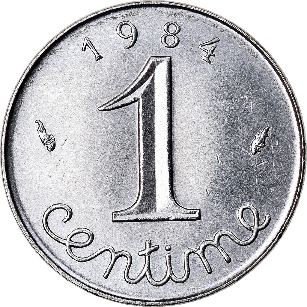 Moneta, Francia, Épi, Centime, 1984, Paris, SPL-, Acciaio inossidabile, KM:928