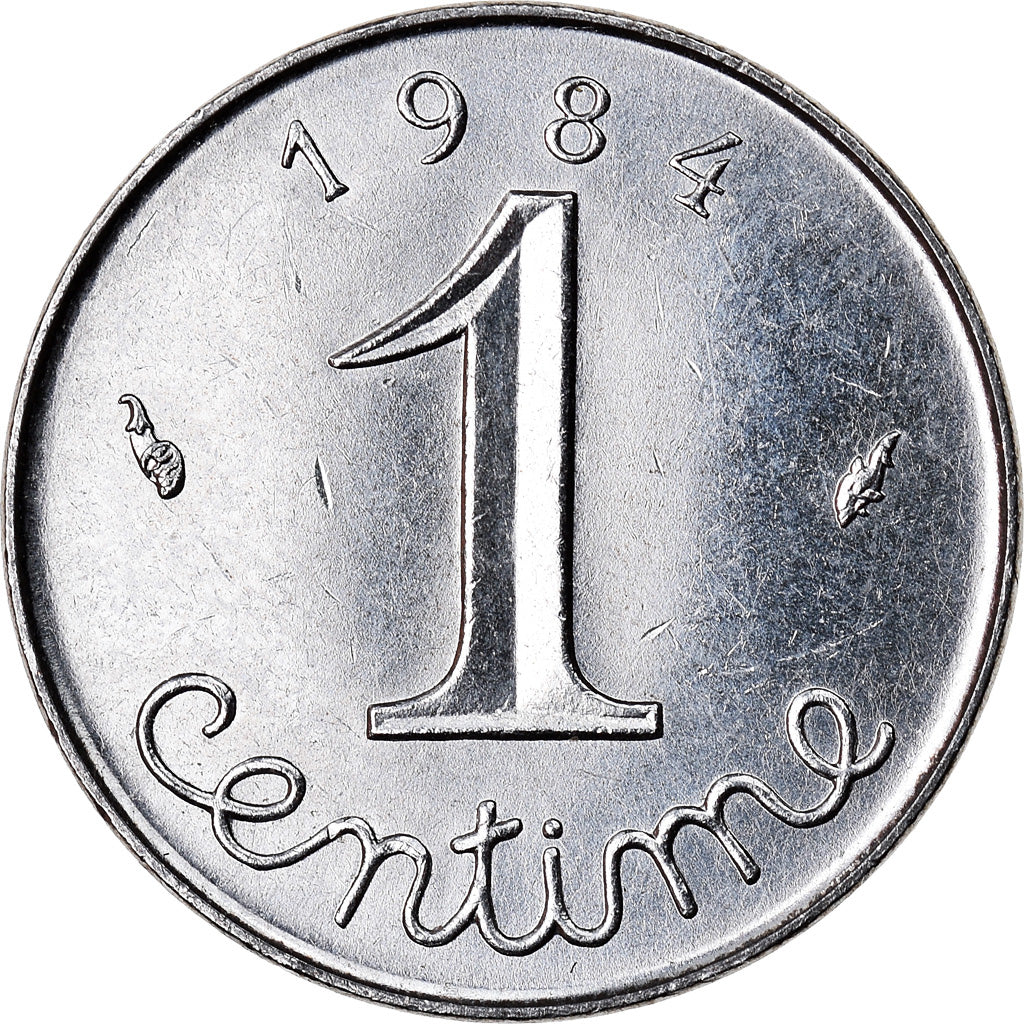 Munten, Frankrijk, Épi, Centime, 1984, Paris, FR+, Stainless Steel, KM:928